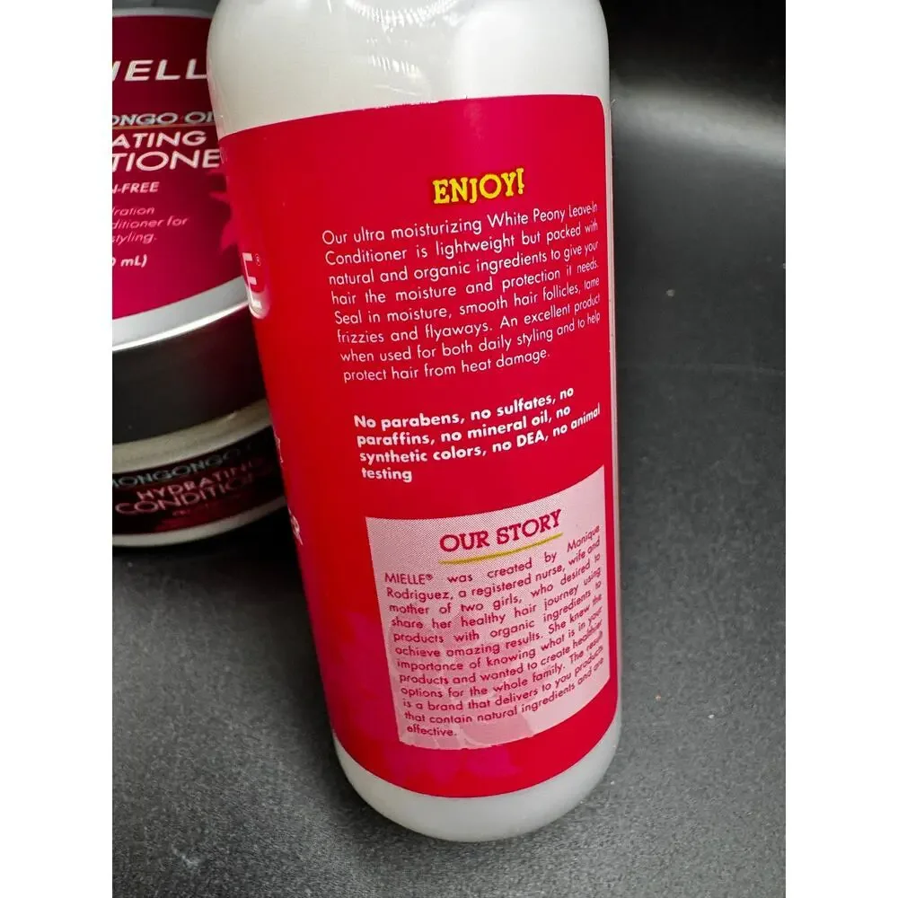 NWT Mielle Leave in conditioner(3.4oz) & hydrating conditioner(8oz)